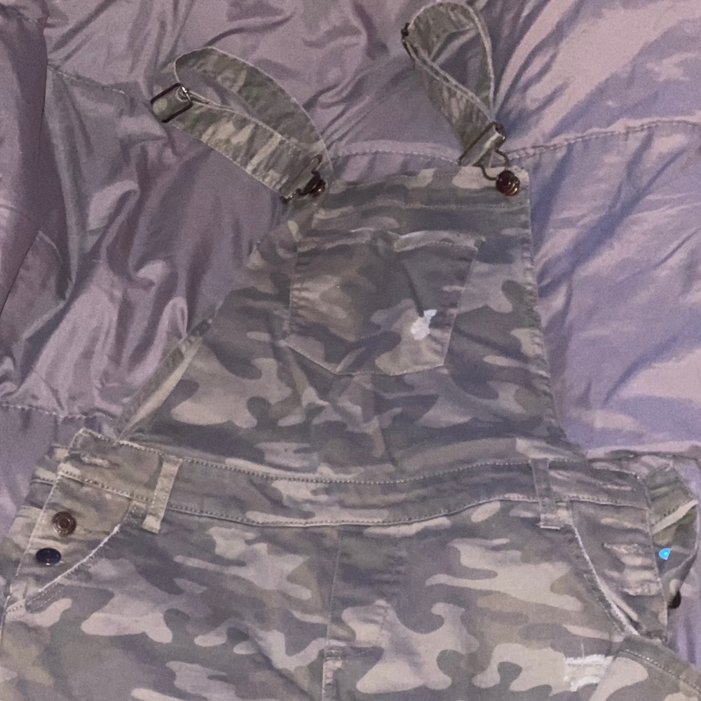 Camo overalls